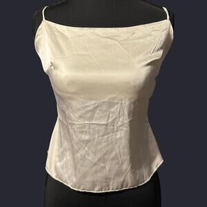 SHEIN Women's White and Cream Vests-tanks-cami